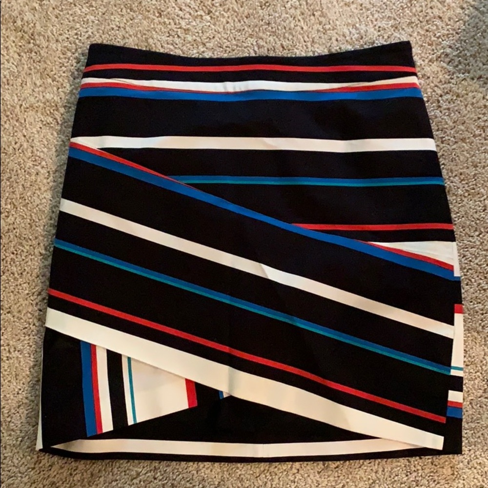Rebecca minkoff striped mini skirt